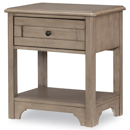 Open Nightstand with Motion Activated Light